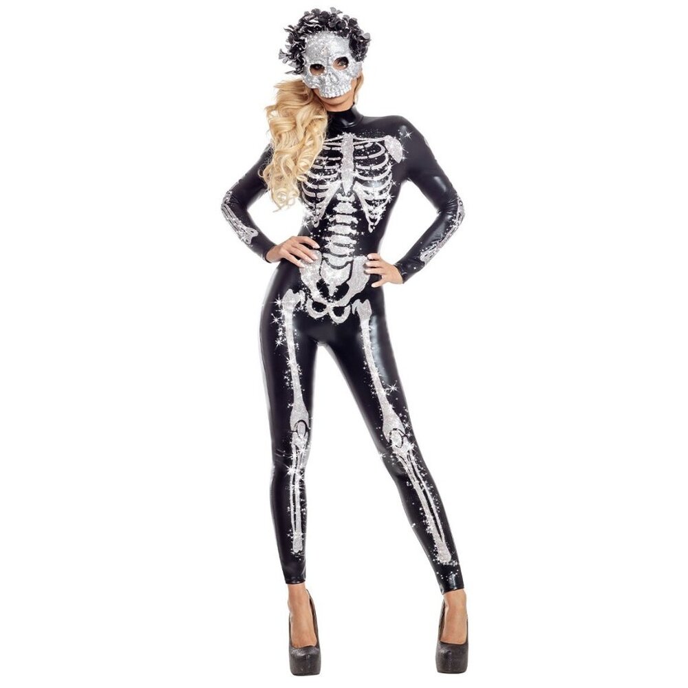 Bad To The Bone Costume Skeletal Cutie Womens SZ XL Halloween